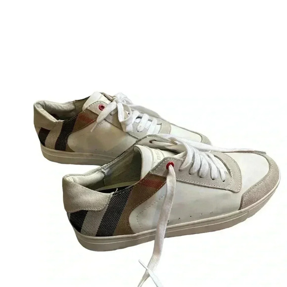Burberry unisex leather, Suede and Check shoes. very little signs of wear - Picture 1 of 11
